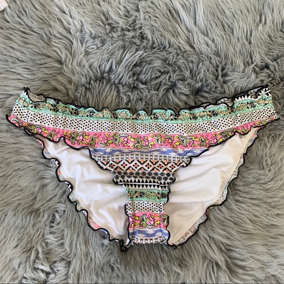 Victoria’s Secret Halter Cheeky Ruffle Bikini Set - Picture 5 of 8